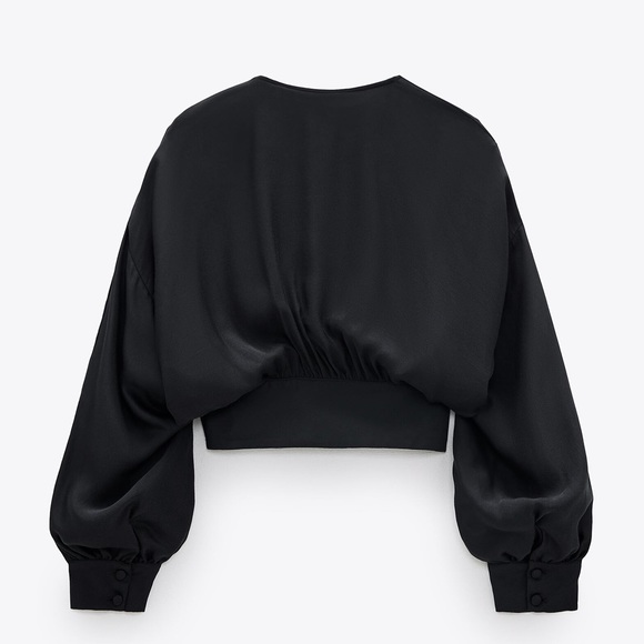 Zara Tops Nwt Zara Crop Top With Buttons Poshmark